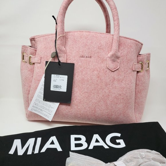 Mia Wool Satchel Shoulder Bag - Picture 2 of 11